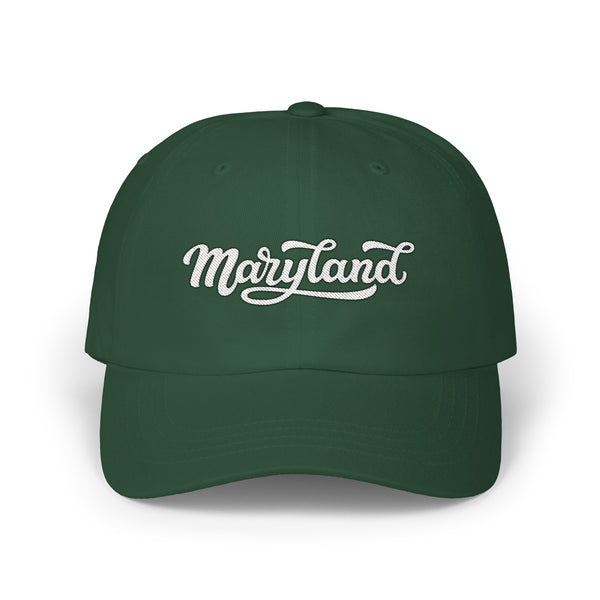 Maryland Dad Hat - Embroidered Maryland Classic Dad Cap