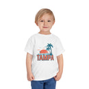 Tampa, Florida Toddler T-Shirt - Retro Palm Tree Toddler Tampa Shirt-9