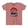 Banff, Canada Youth Shirt - Retro Mountain Banff Kid's T-Shirt