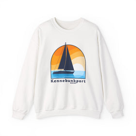 Kennebunkport, Maine Sweatshirt - Sailboat Kennebunkport Crewneck Sweatshirt