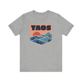 Buy athletic-heather Taos, New Mexico T Shirt - Retro Graphic Tee