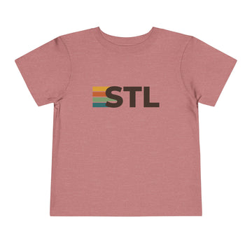 Buy heather-mauve St. Louis, Missouri Toddler Tee - STL Kids T Shirt