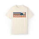 Bozeman, Montana Graphic Tee, Comfort Colors Retro Unisex Bozeman T shirt, Mountain Adventure Shirt-2