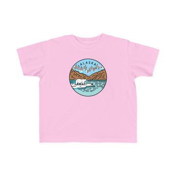 Buy pink Alaska Toddler T-Shirt - Unisex Toddler Alaska Shirt