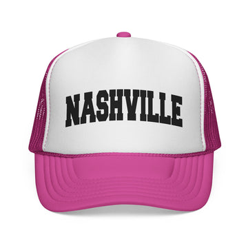 Buy pink Nashville, Tennessee Collegiate Style Trucker Hat