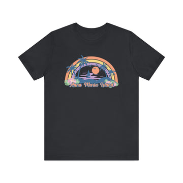Buy vintage-black Anna Maria Island, Florida T-Shirt - Retro Beach Unisex Anna Maria Island Shirt
