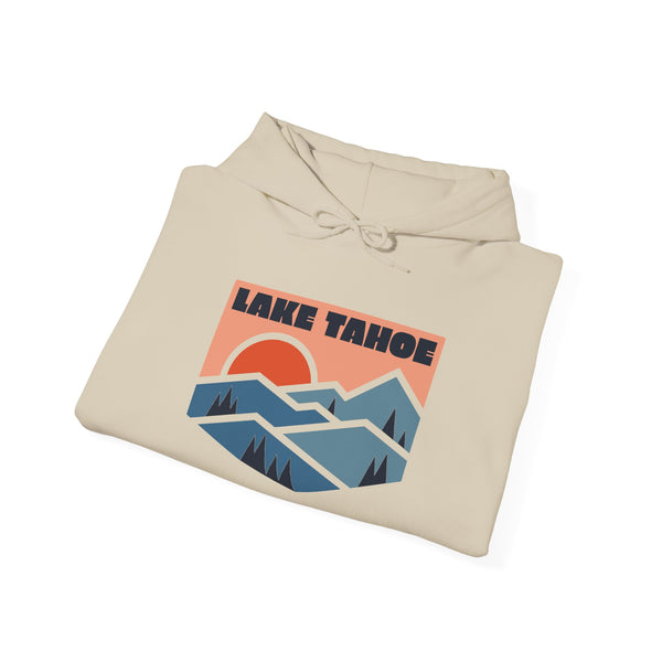 Lake Tahoe, California Hoodie - Unisex Mountain Lake Tahoe Hoodie Graphic Sweatshirt