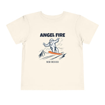 Angel Fire, New Mexico Yeti Snowboard Toddler Tee