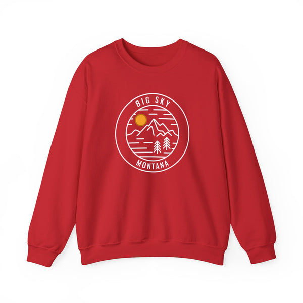 Big Sky, Montana Sweatshirt - Unisex Crewneck Big Sky Sweatshirt