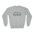 Ouray, Colorado Youth Sweatshirt - Unisex Kid's Ouray Crewneck Sweatshirt-1