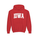 Iowa Youth Hoodie - Kids Iowa Hooded Sweatshirt-5