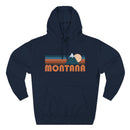 Montana Hoodie - Retro Mountain Unisex Sweatshirt-7