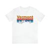 Vermont T-Shirt - Mountain Sunset Unisex Vermont Shirt