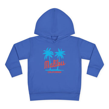 Buy vintage-royal Malibu, California Toddler Hoodie - Unisex Malibu Toddler Sweatshirt