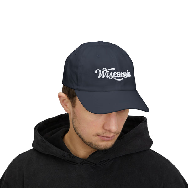 Wisconsin Dad Hat - Embroidered Wisconsin Classic Dad Cap