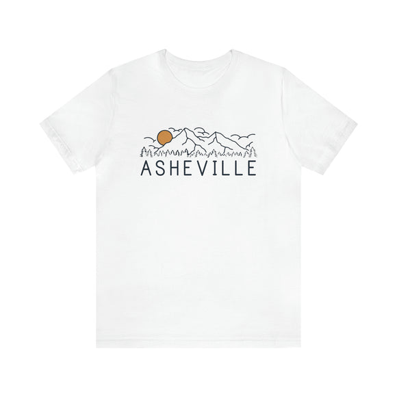 Asheville, North Carolina T-Shirt - Retro Unisex Asheville Shirt