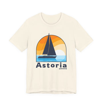 Astoria, Oregon T Shirt - Sailboat Tee - 0