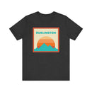 Retro Burlington, Vermont T-Shirt, Mountain Sun Tee, Unisex Graphic Shirt, Vintage Burlington, Vermont Top, Outdoor Adventure Clothing-2