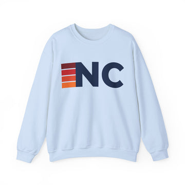 Buy light-blue North Carolina Retro Sweatshirt | Retro Stripes North Carolina
