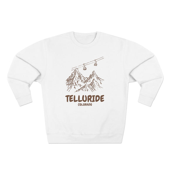 Premium Telluride, Colorado Gondola Ski Mountain Sweatshirt
