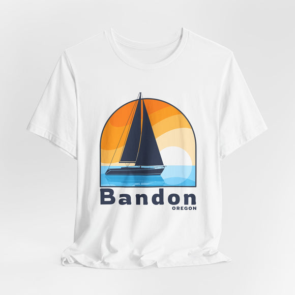 Bandon, Oregon T Shirt - Sailboat Tee