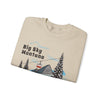 Big Sky, Montana Sweatshirt - Unisex Retro Ski Mountain Gondola Big Sky Sweatshirt