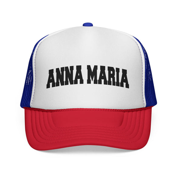 Anna Maria Island, Florida Collegiate Style Trucker Hat