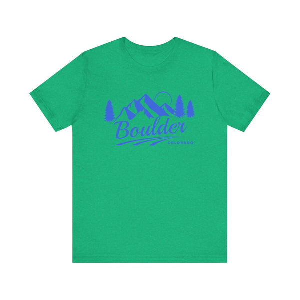 Boulder, Colorado T-Shirt - Retro Mountain Unisex Boulder Shirt