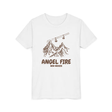 Angel Fire, New Mexico Youth T-Shirt — Vintage Gondola Ski Mountain Tee - 0
