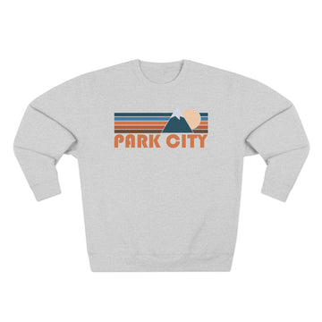 Premium Park City, Utah Retro Mountain Graphic Sweatshirt - 0