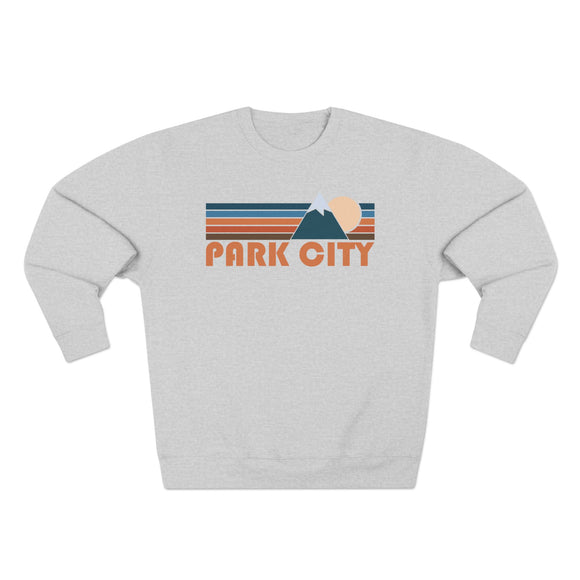 Premium Park City, Utah Retro Mountain Graphic Sweatshirt