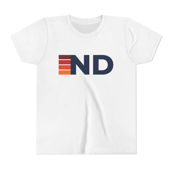 North Dakota Youth Tee - Retro ND T-Shirt