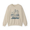 Alaska Sweatshirt - Mountain Illustration Graphic Crewneck