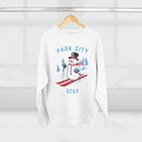 Premium Park City, Utah Skiing Snowman Sweatshirt-6