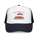 West Okoboji Lake, Iowa Trucker Hat - Pontoon Boat-5