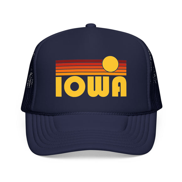 Iowa Retro Sunset Trucker Hat