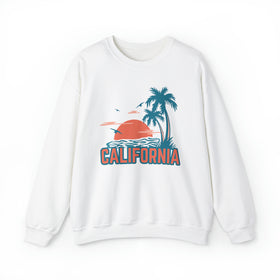 California Sweatshirt - Unisex Beach California Sweatshirt