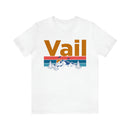Vail, Colorado Shirt - Mountain Sunset Unisex Vail T-Shirt-1