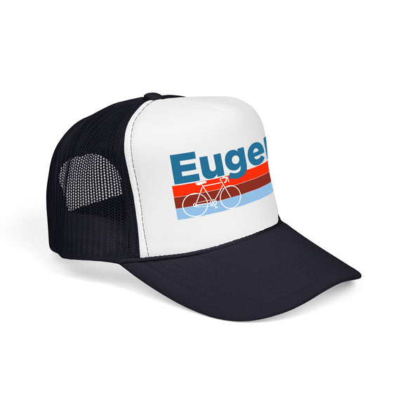 Eugene, Oregon Trucker Hat - Foam Eugene Bike Cap