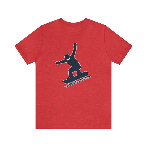 Crested Butte, Colorado T-Shirt - Snowboard Unisex Crested Butte Shirt