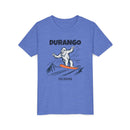 Durango, Colorado Yeti Snowboard Youth Tee - Kids Skiing Shirt-4