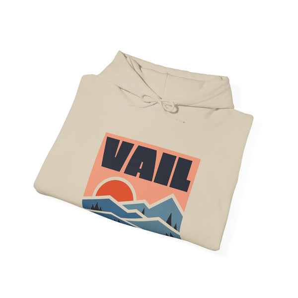 Vail, Colorado Hoodie - Unisex Mountain Vail Hoodie Graphic Sweatshirt