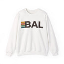 Baltimore, Maryland BAL Retro Stripe Sweatshirt-1