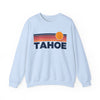Lake Tahoe, California Sweatshirt Retro Sun Unisex - Lake Tahoe Vintage Inspired Warm Pullover Jumper