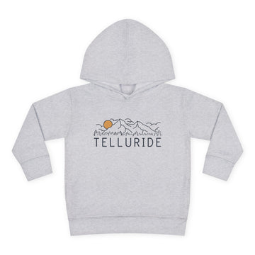 Telluride, Colorado Toddler Hoodie - Unisex Telluride Toddler Sweatshirt - 0