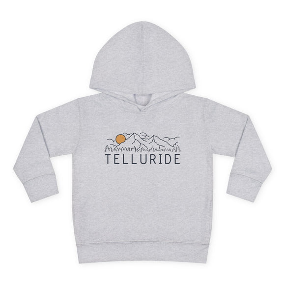 Telluride, Colorado Toddler Hoodie - Unisex Telluride Toddler Sweatshirt