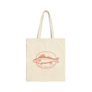 Lake Ontario Fishing Canvas Tote Bag - 15" x 16"-1