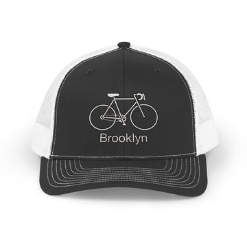 Brooklyn, New York Snapback Trucker Cap - Embroidered Brooklyn Hat - 0