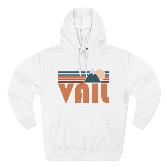 Vail, Colorado Hoodie - Retro Mountain Unisex Sweatshirt