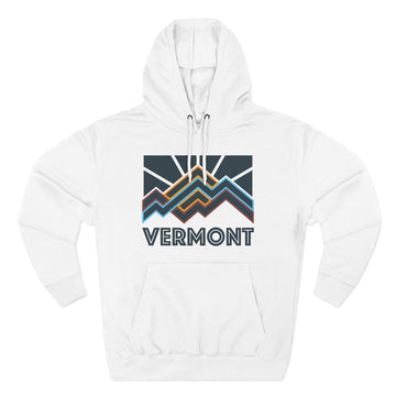 Vermont Hoodie - Retro Mountain Unisex Sweatshirt - 0